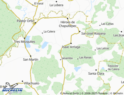 MICHELIN Manuel Villalongín map - ViaMichelin