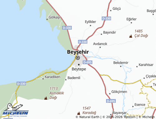 MICHELIN Evsat map - ViaMichelin