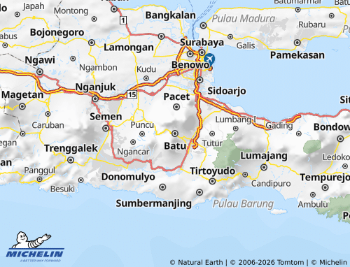 Carte MICHELIN Batu - ViaMichelin