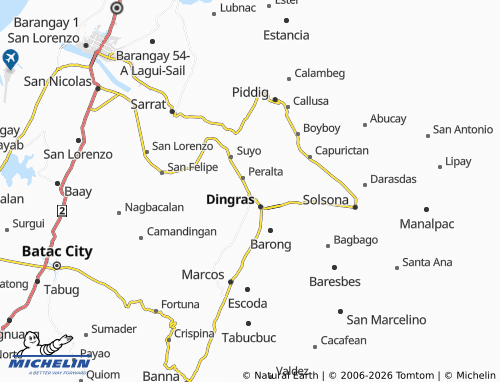 MICHELIN Madamba map - ViaMichelin