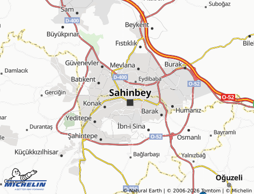 MICHELIN Akyol map - ViaMichelin