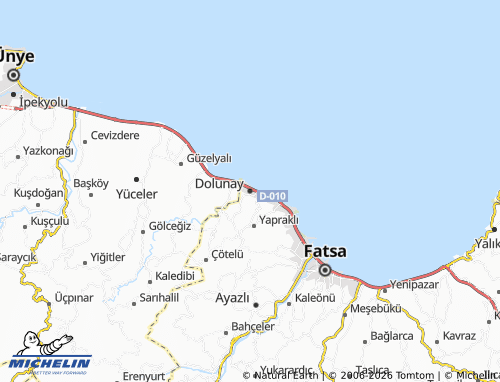 Mappa MICHELIN Dolunay - ViaMichelin