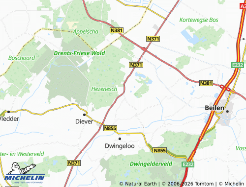 Carte MICHELIN Geeuwenbrug - ViaMichelin