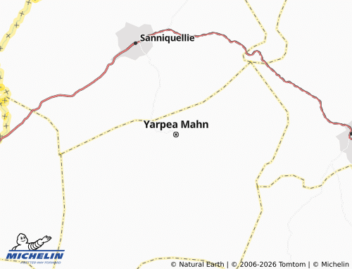 MICHELIN Yarpea Mahn map - ViaMichelin