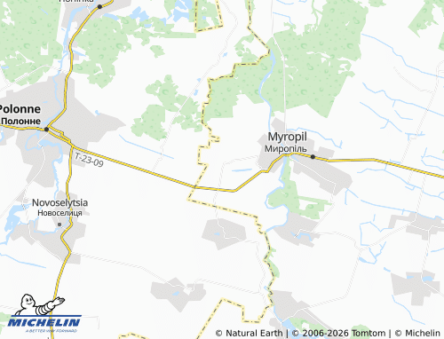 MICHELIN Dertka map - ViaMichelin