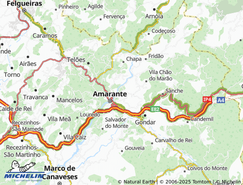 MICHELIN Venda Nova map - ViaMichelin