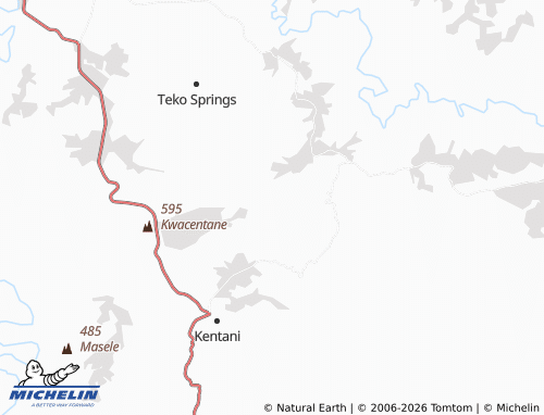 MICHELIN-Landkarte Ntlini - ViaMichelin