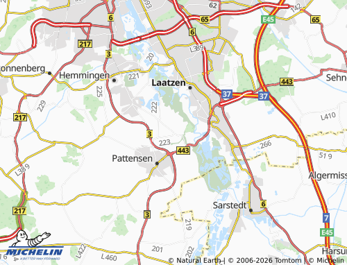 MICHELIN Reden map - ViaMichelin