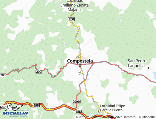 MICHELIN Santa Ana map - ViaMichelin