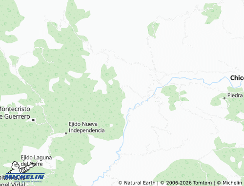 MICHELIN Miguel Alemán map - ViaMichelin