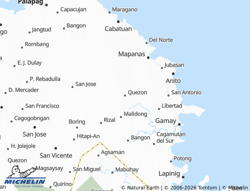 MICHELIN Quezon map - ViaMichelin