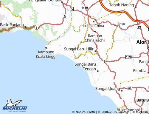 MICHELIN-Landkarte Taman Kuala Jaya - ViaMichelin