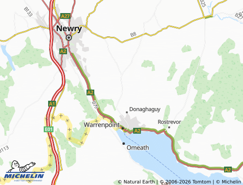 MICHELIN Burren map - ViaMichelin