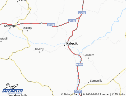 MICHELIN Çanşa Kale map - ViaMichelin