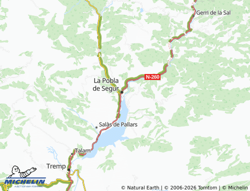 Mappa MICHELIN El Pont de Claverol - ViaMichelin