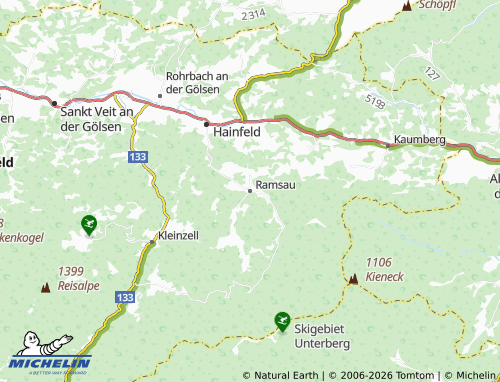 Mappa MICHELIN Ramsau - ViaMichelin