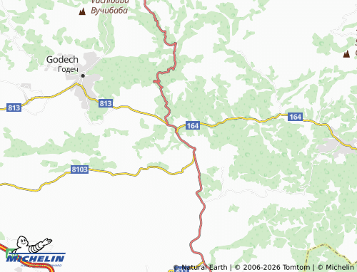 MICHELIN-Landkarte Buchin prohod - ViaMichelin
