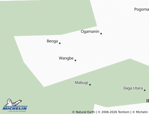 Mapa MICHELIN Jindak Wonalbe - ViaMichelin