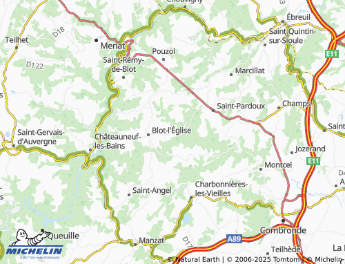 MICHELIN La Faye map - ViaMichelin