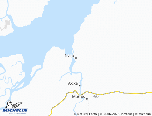 MICHELIN Icatu map - ViaMichelin