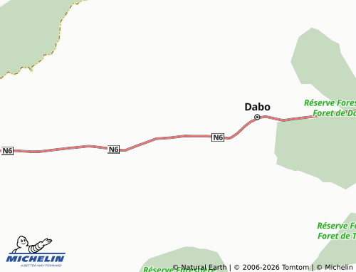 Mapa MICHELIN Tiara - ViaMichelin