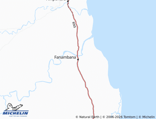 Mappa MICHELIN Fanambana - ViaMichelin