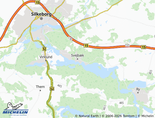 Carte MICHELIN Svejbæk - ViaMichelin