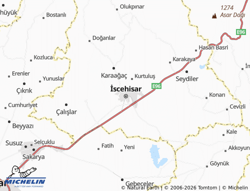 Mappa MICHELIN Eski Hamam - ViaMichelin