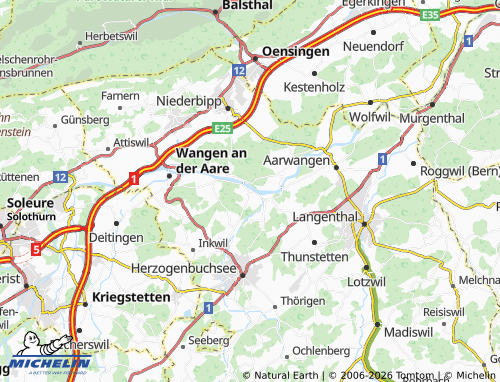 MICHELIN Berken map - ViaMichelin