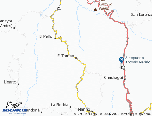 Mapa MICHELIN El Tambo - ViaMichelin