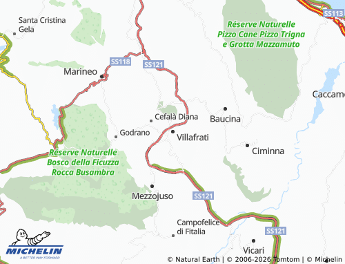 Mappa MICHELIN Villafrati - ViaMichelin