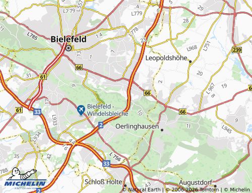 MICHELIN Beste map - ViaMichelin