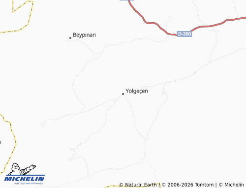 MICHELIN Yolgeçen map - ViaMichelin