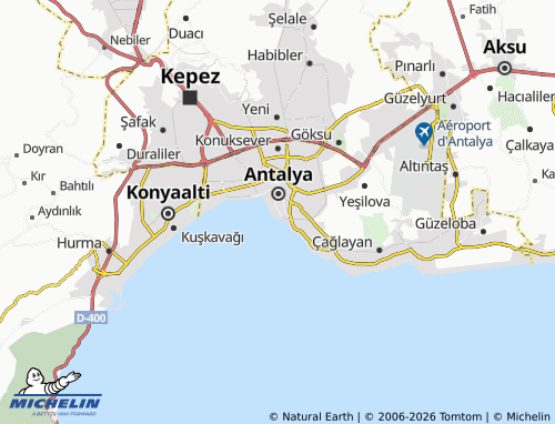 Mappa MICHELIN Gençlik - ViaMichelin