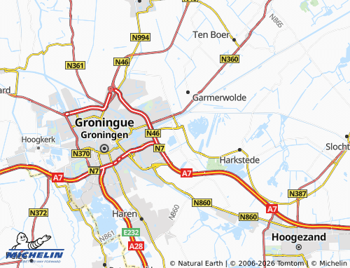 Mapa MICHELIN Middelbert - ViaMichelin