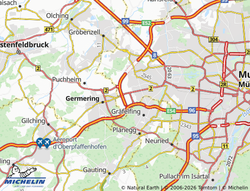 Mapa MICHELIN Freiham - ViaMichelin