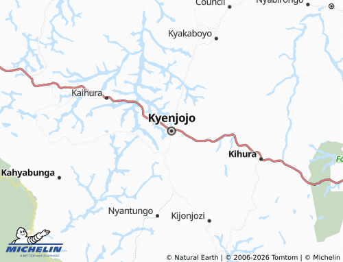 MICHELIN Kyenjojo map - ViaMichelin