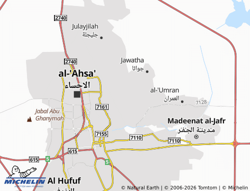 MICHELIN Al Battaliyah map - ViaMichelin