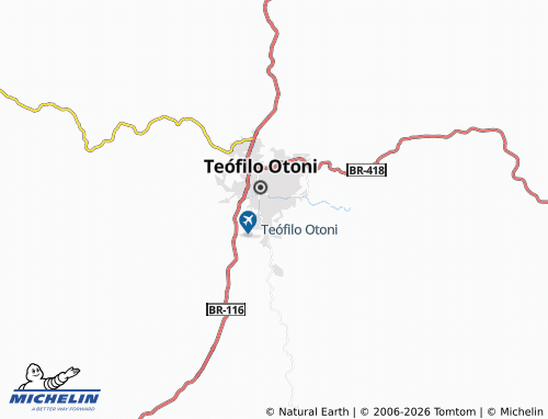 MICHELIN Mucuri map - ViaMichelin