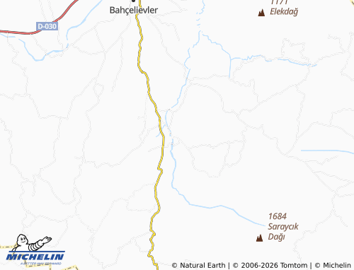 MICHELIN Eskioğlu map - ViaMichelin