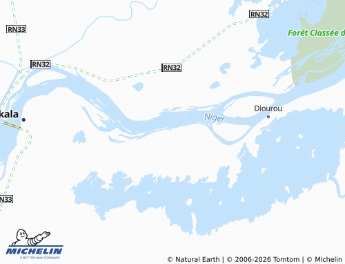 MICHELIN Noni map - ViaMichelin