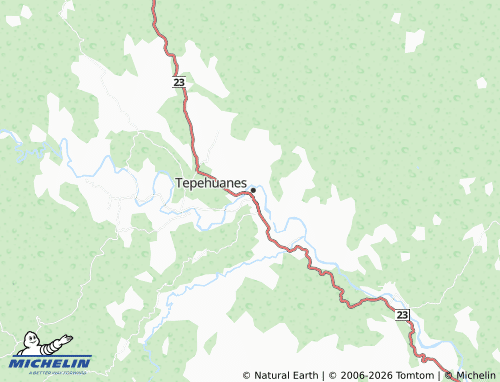Kaart MICHELIN La Cruz - ViaMichelin