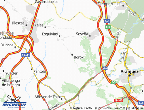MICHELIN Borox map - ViaMichelin
