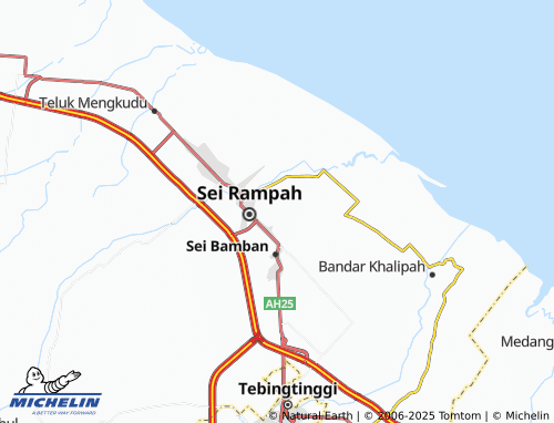 MICHELIN Rampah Estate map - ViaMichelin