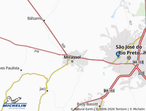 Mapa MICHELIN São Pedro - ViaMichelin