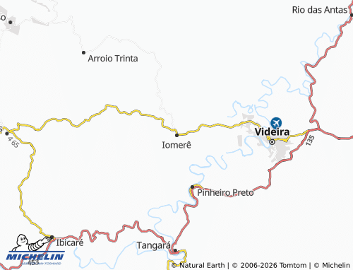 MICHELIN Iomerê map - ViaMichelin