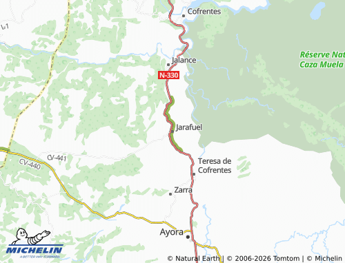 Carte MICHELIN Jarafuel - ViaMichelin