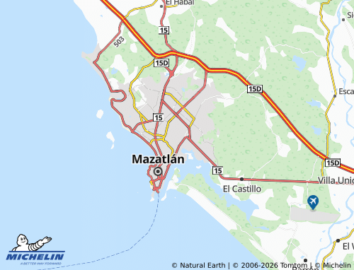 MICHELIN Venustiano Carranza map - ViaMichelin