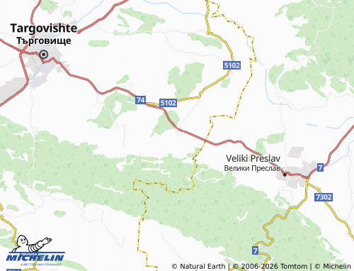 MICHELIN-Landkarte Kralevo - ViaMichelin