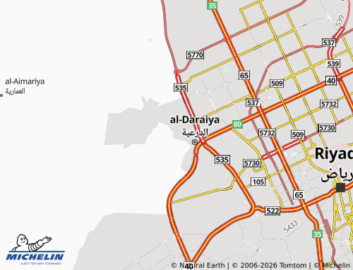 Carte MICHELIN al-Rouqiyyah - ViaMichelin